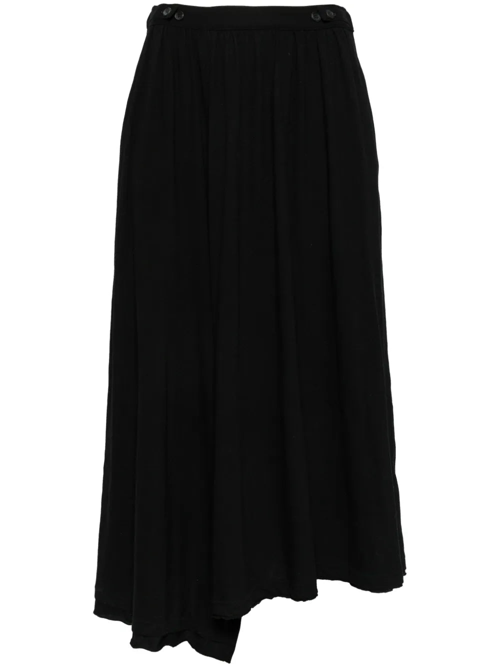 Asymmetric Cotton Trousers