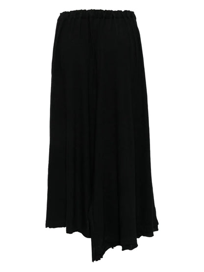 Asymmetric Cotton Trousers