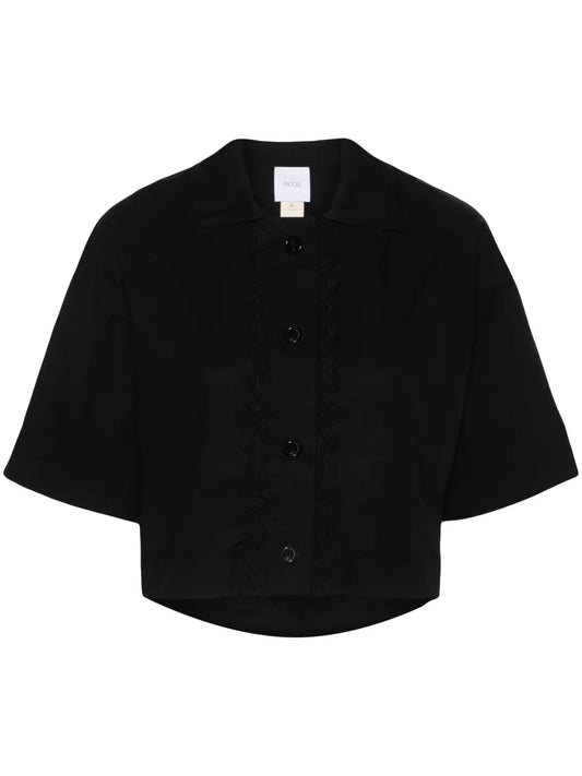 Wave Cropped Shirt