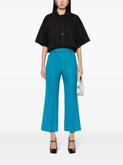 Wave Cropped Shirt