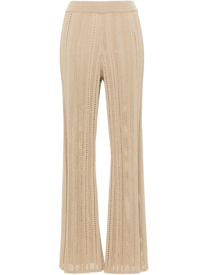 Kiraz Flared Knitted Trousers