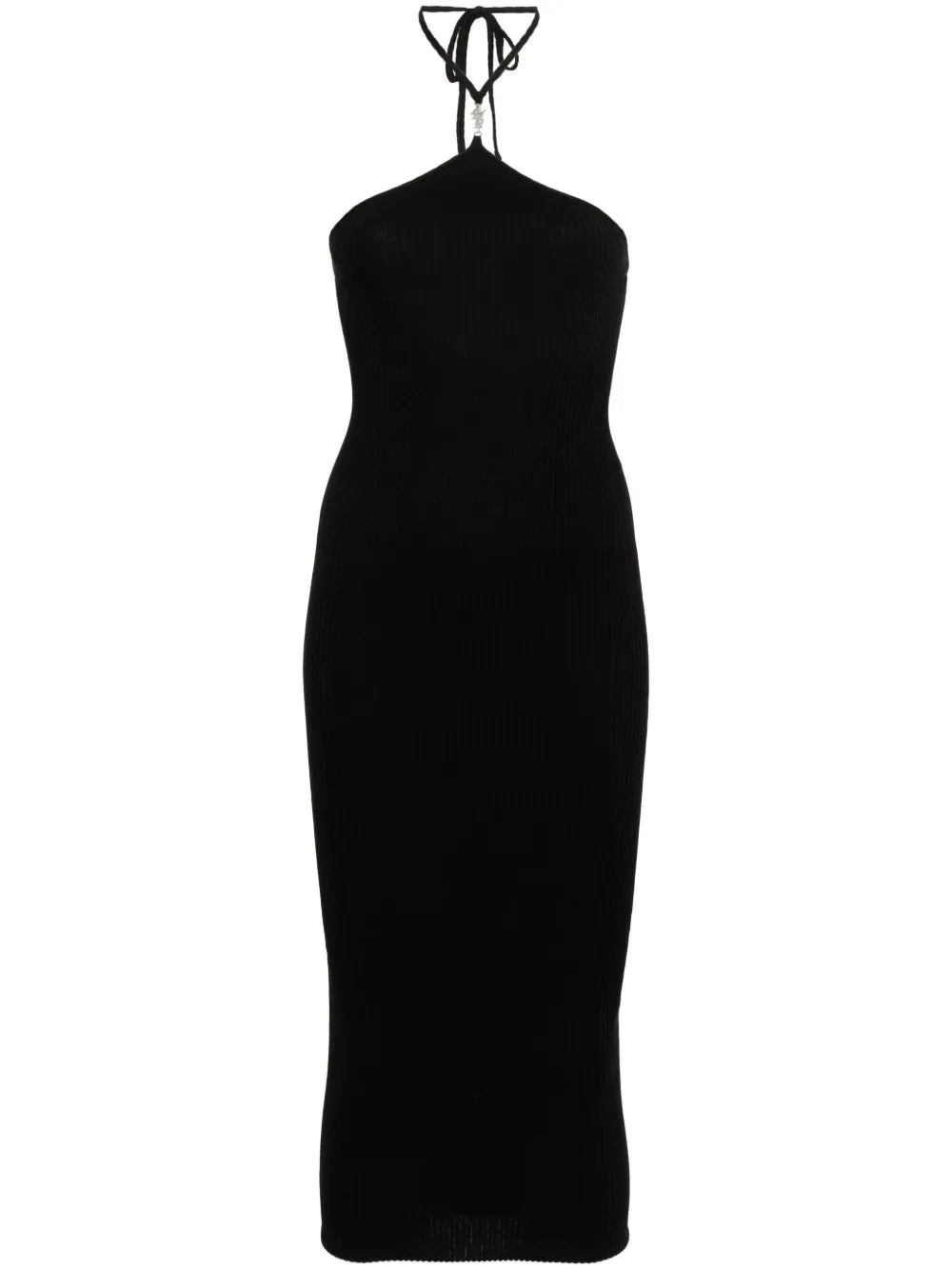 Logo-Plaque Midi Dress