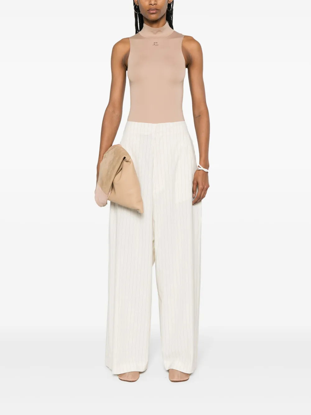 Pinstriped Palazzo Pants