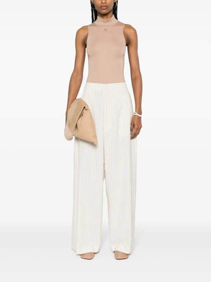 Pinstriped Palazzo Pants