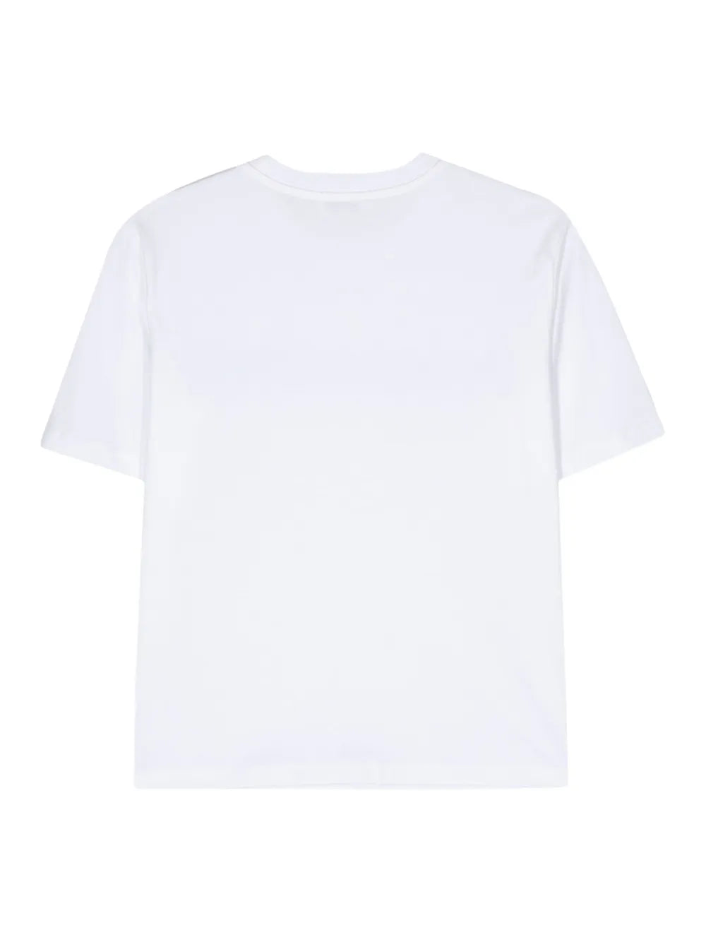 Rhinestone-Logo Cotton T-Shirt