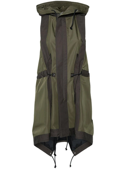 Sleeveless Parka Vest