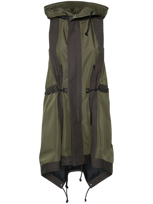 Sleeveless Parka Vest