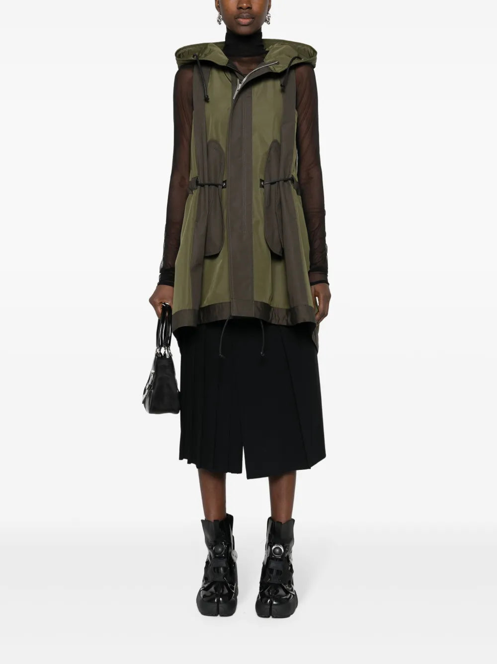 Sleeveless Parka Vest