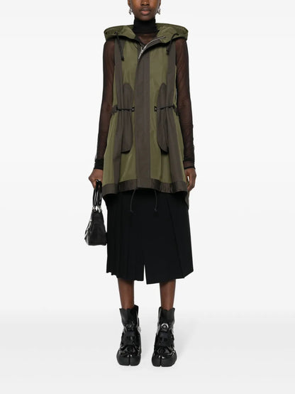 Sleeveless Parka Vest