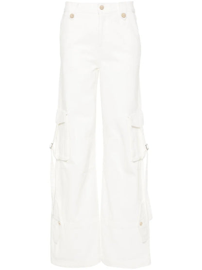 Mid-Rise Straight-Leg Trousers
