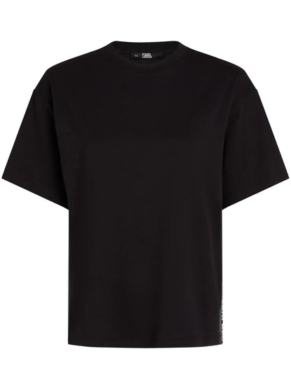 Logo-Tape Organic-Cotton T-Shirt