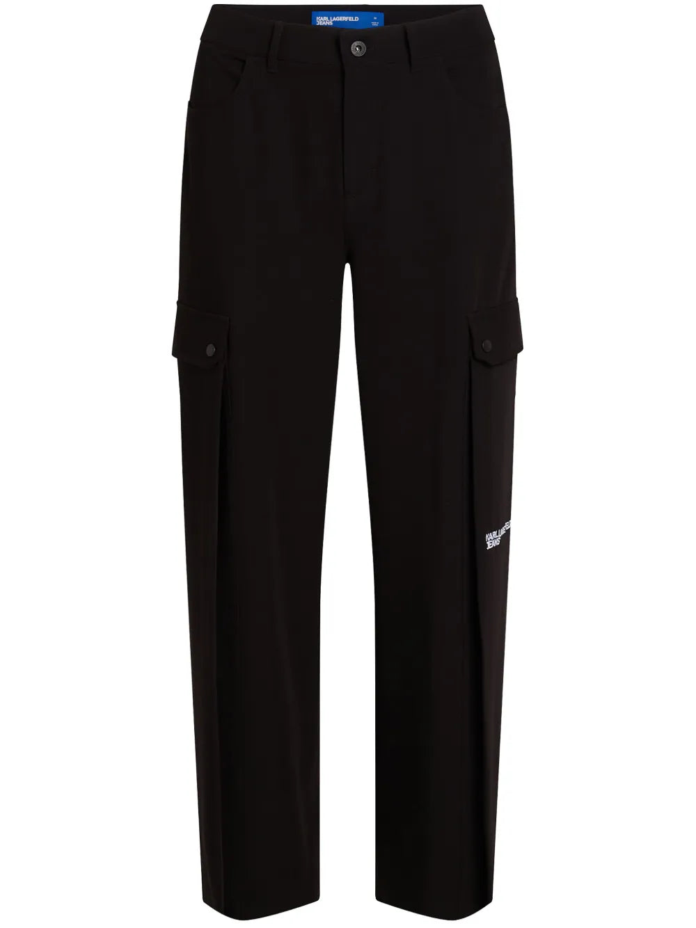 Wide-Leg Cargo Trousers