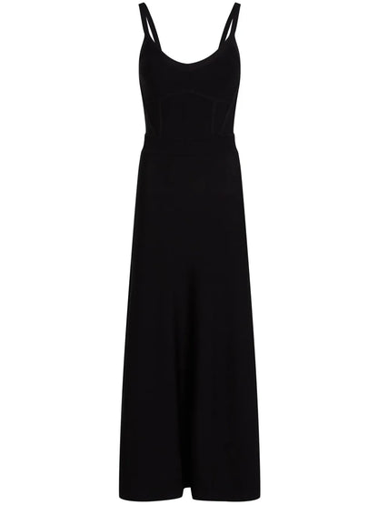 Strappy Knitted Midi Dress