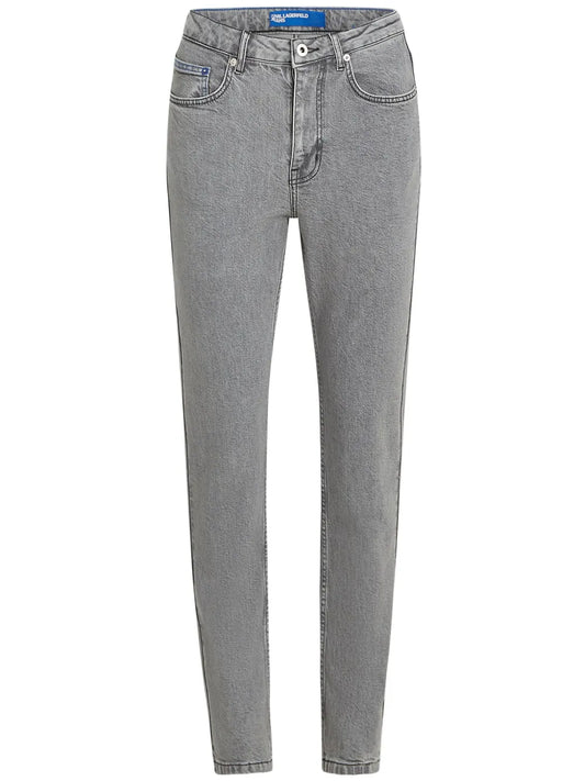 High-Rise Tapered Jeans