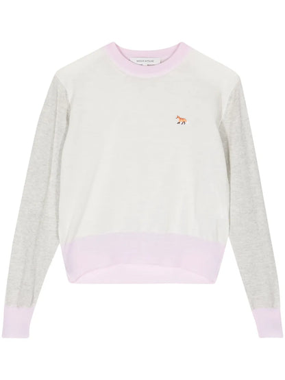Logo-Embroidered Merino Jumper