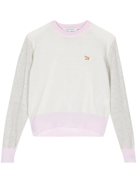 Logo-Embroidered Merino Jumper
