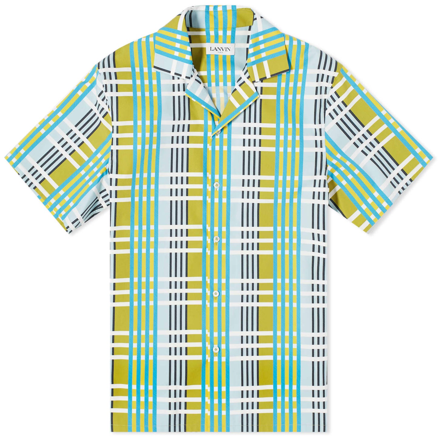 Short Sleeve Check Vacation Shirt