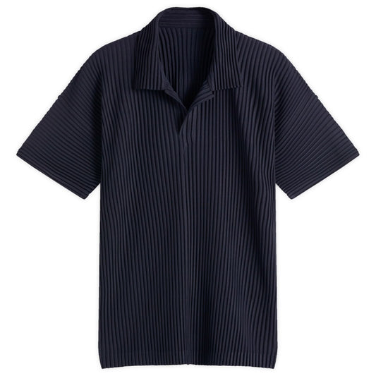 Pleated Polo Shirt