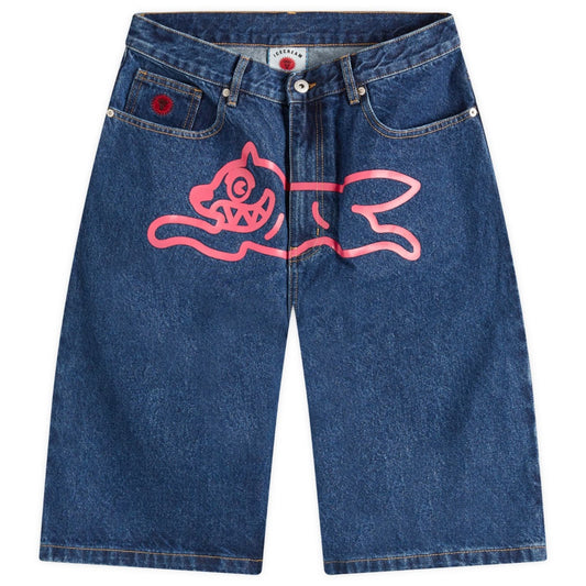 Running Dog Denim Shorts