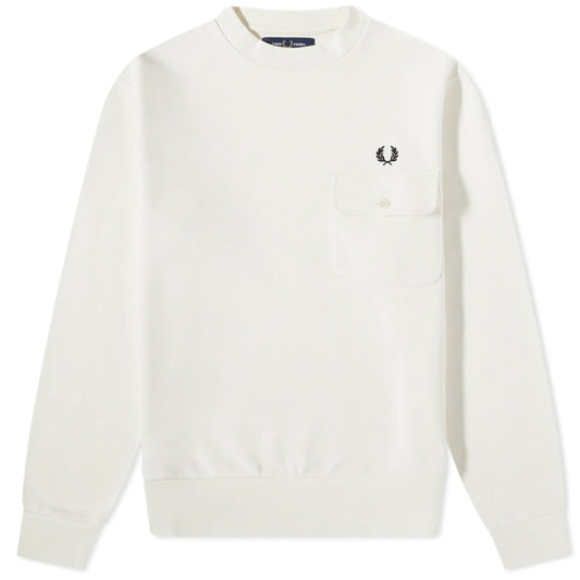 Button Down Pocket Sweat