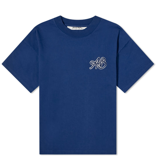 Initial Logo Mock Neck T-Shirt
