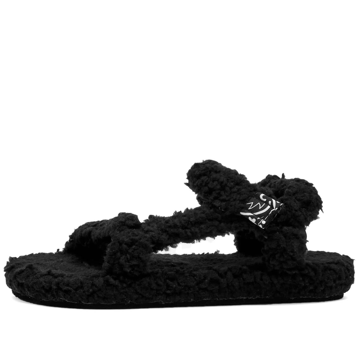 Trekky Faux Fur Sandals