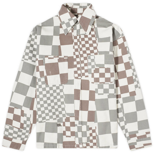 Checkerboard Canvas Jacket
