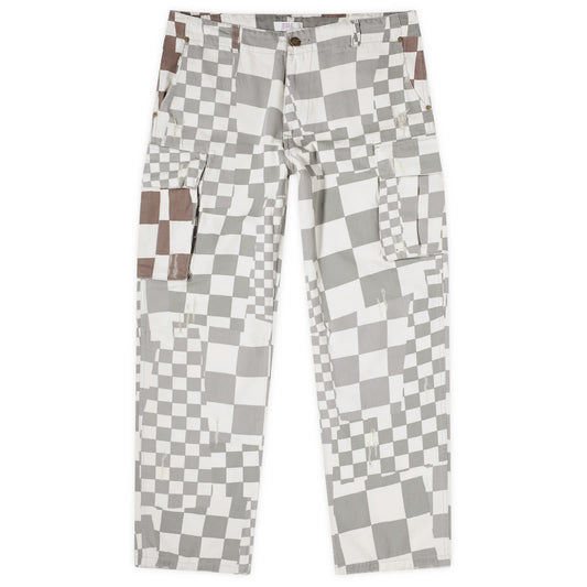 Checkerboard Cargo Trousers