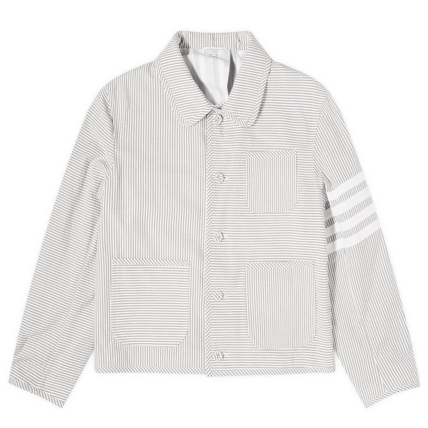 4 Bar Stripe Seersucker Jacket