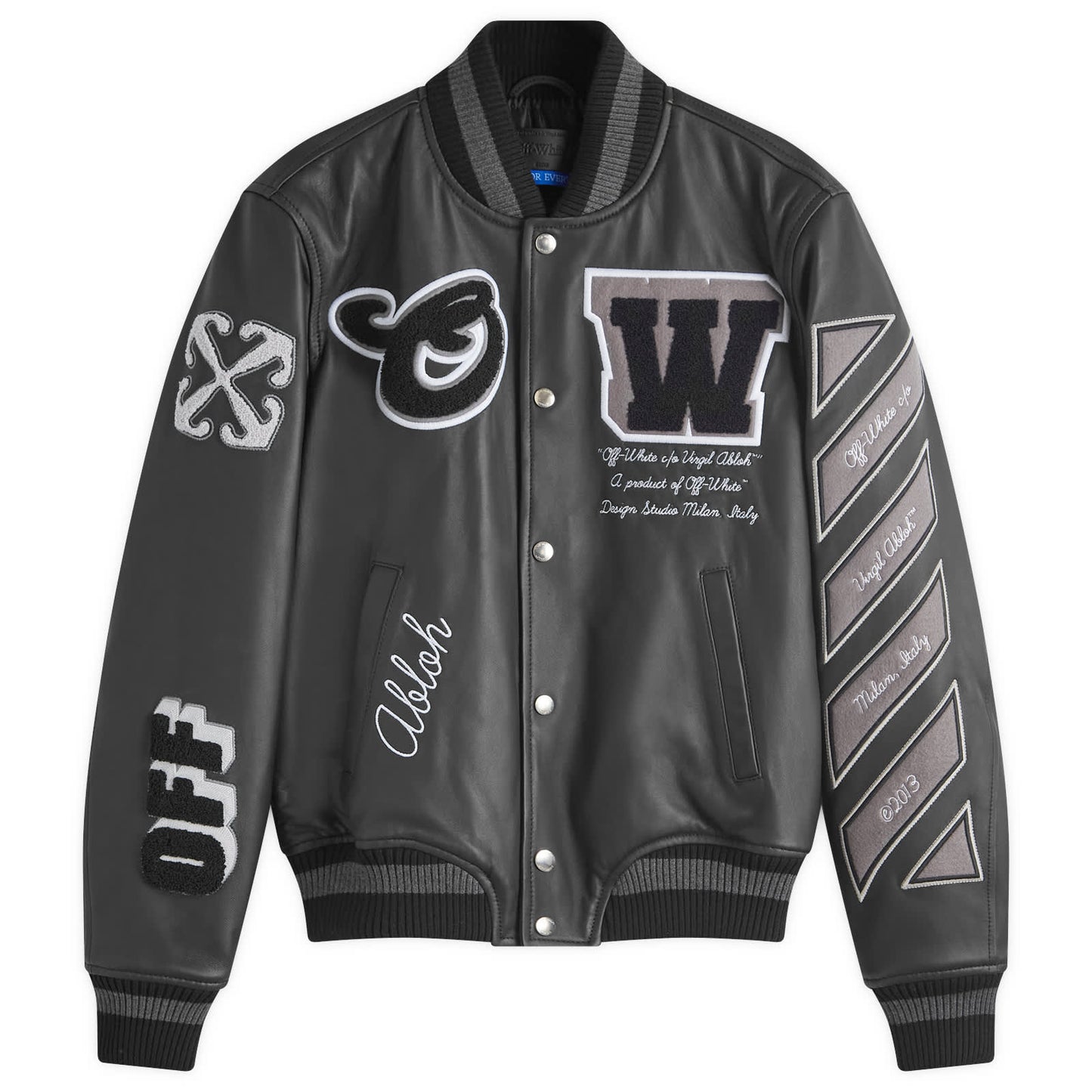 Leather Varsity Jacket