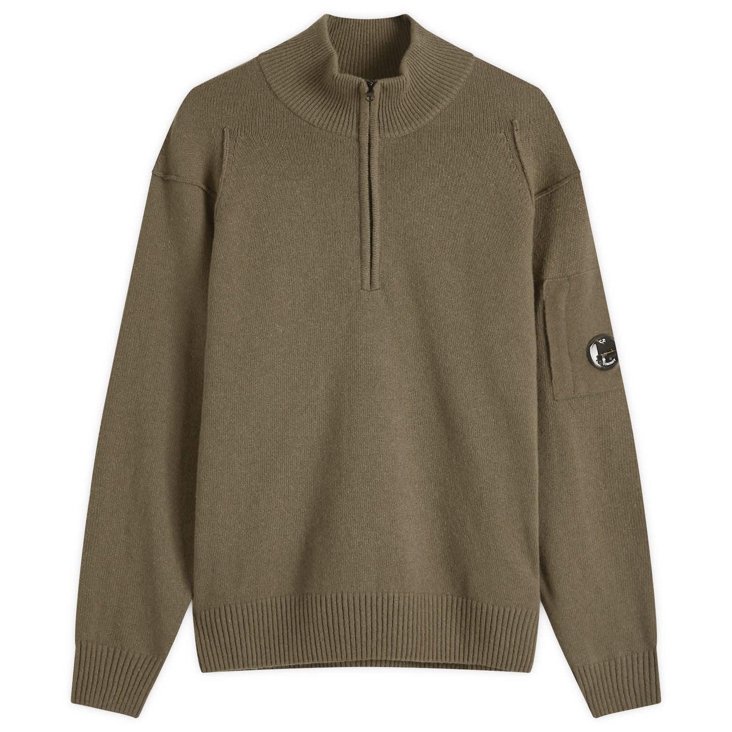 Lambswool Grs Half Zip Knit