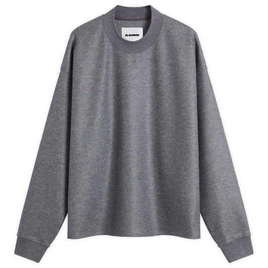 Melton Wool Crew Sweat