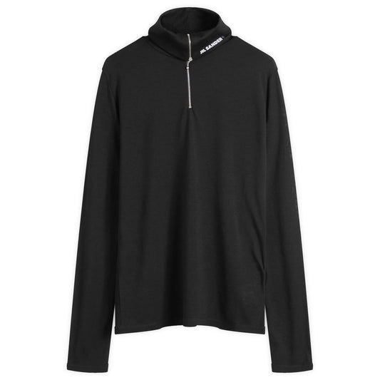 Plus Quarter Zip Wool Sweatshirt