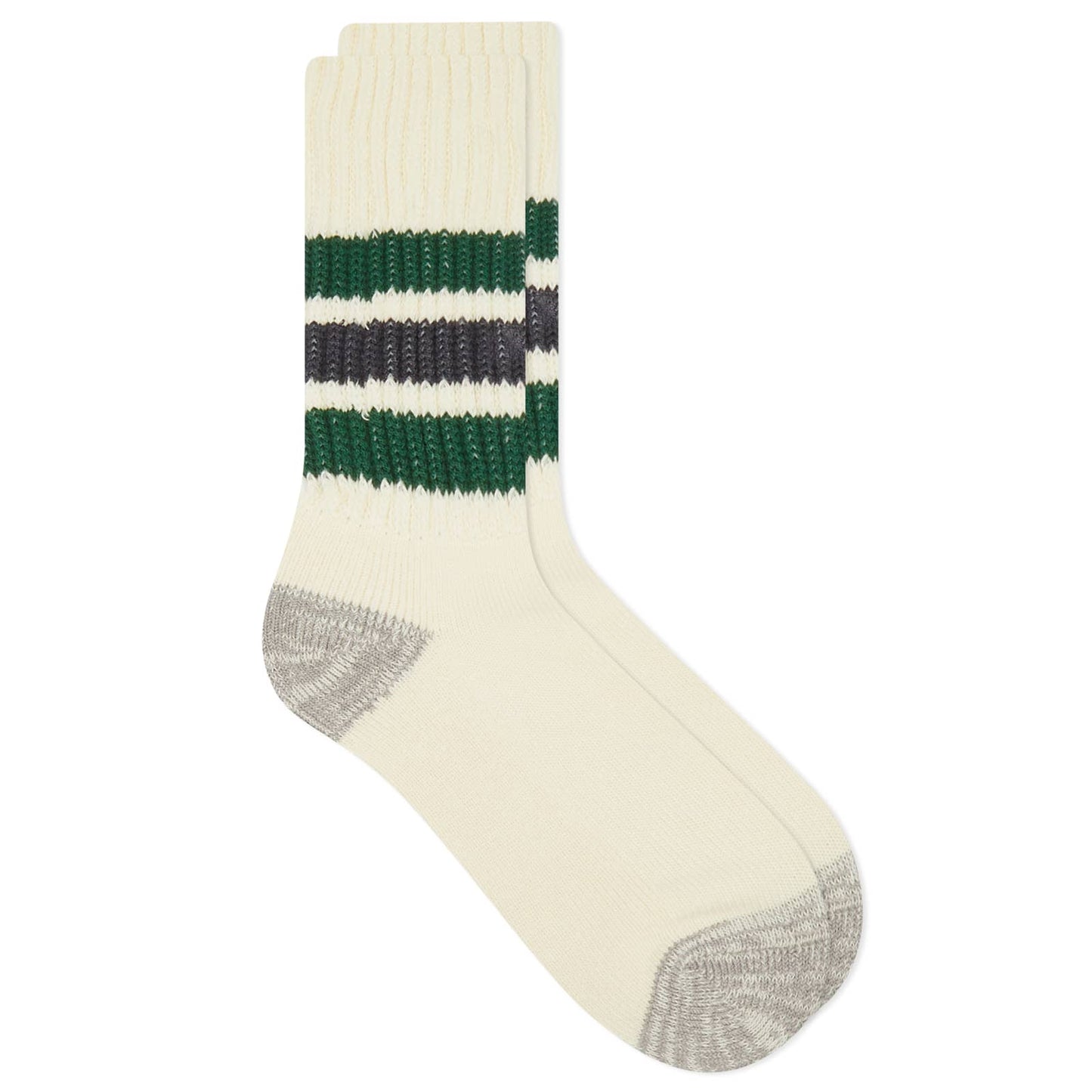 Coarse Ribbed Old School Crew Socks