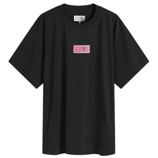 Jacquard Number Label T-Shirt