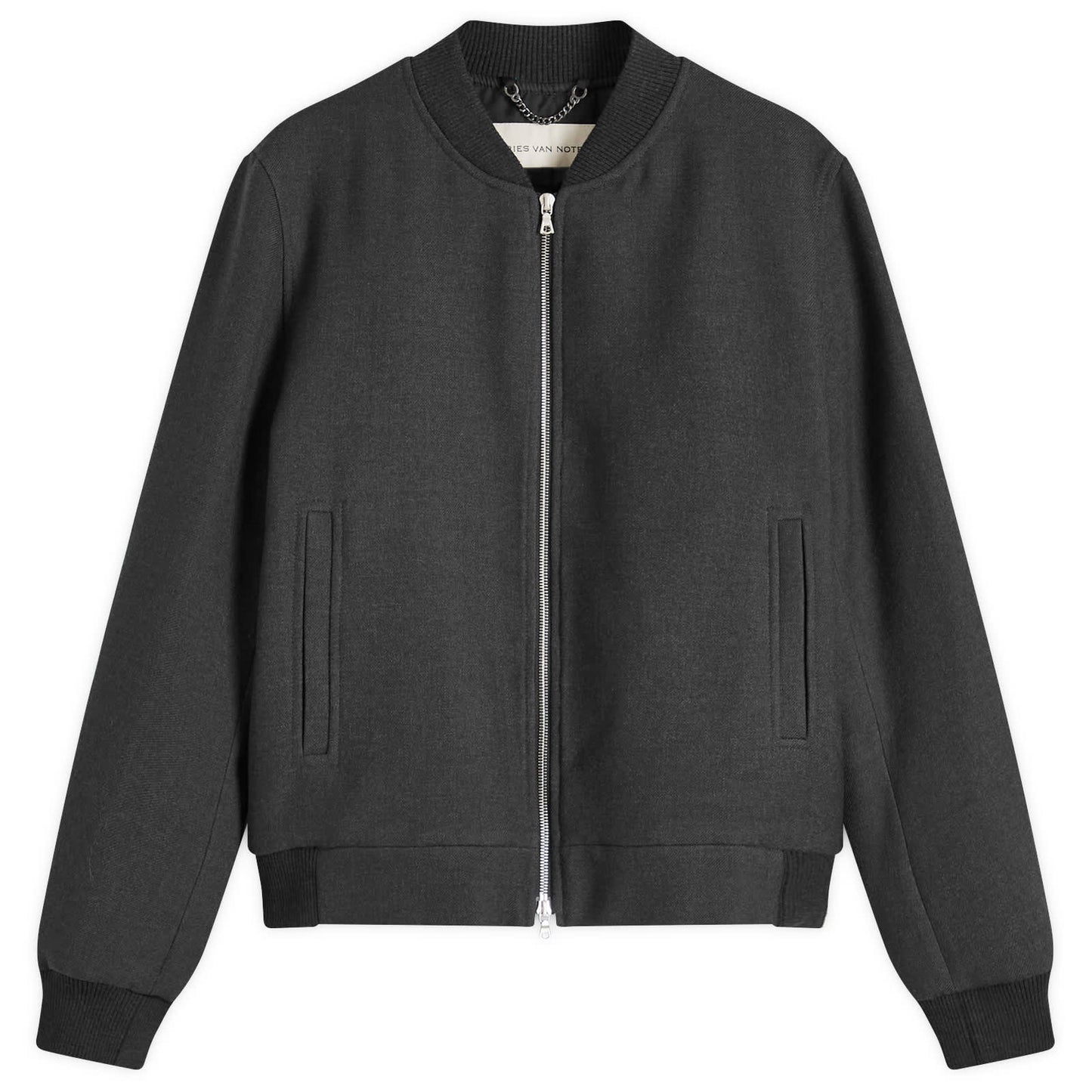 Vanny Wool Gabardine Bomber Jacket