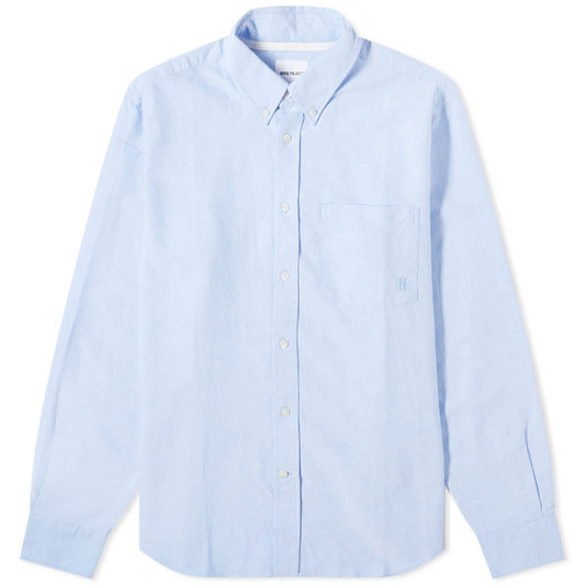 Algot Oxford Monogram Button Down Shirt