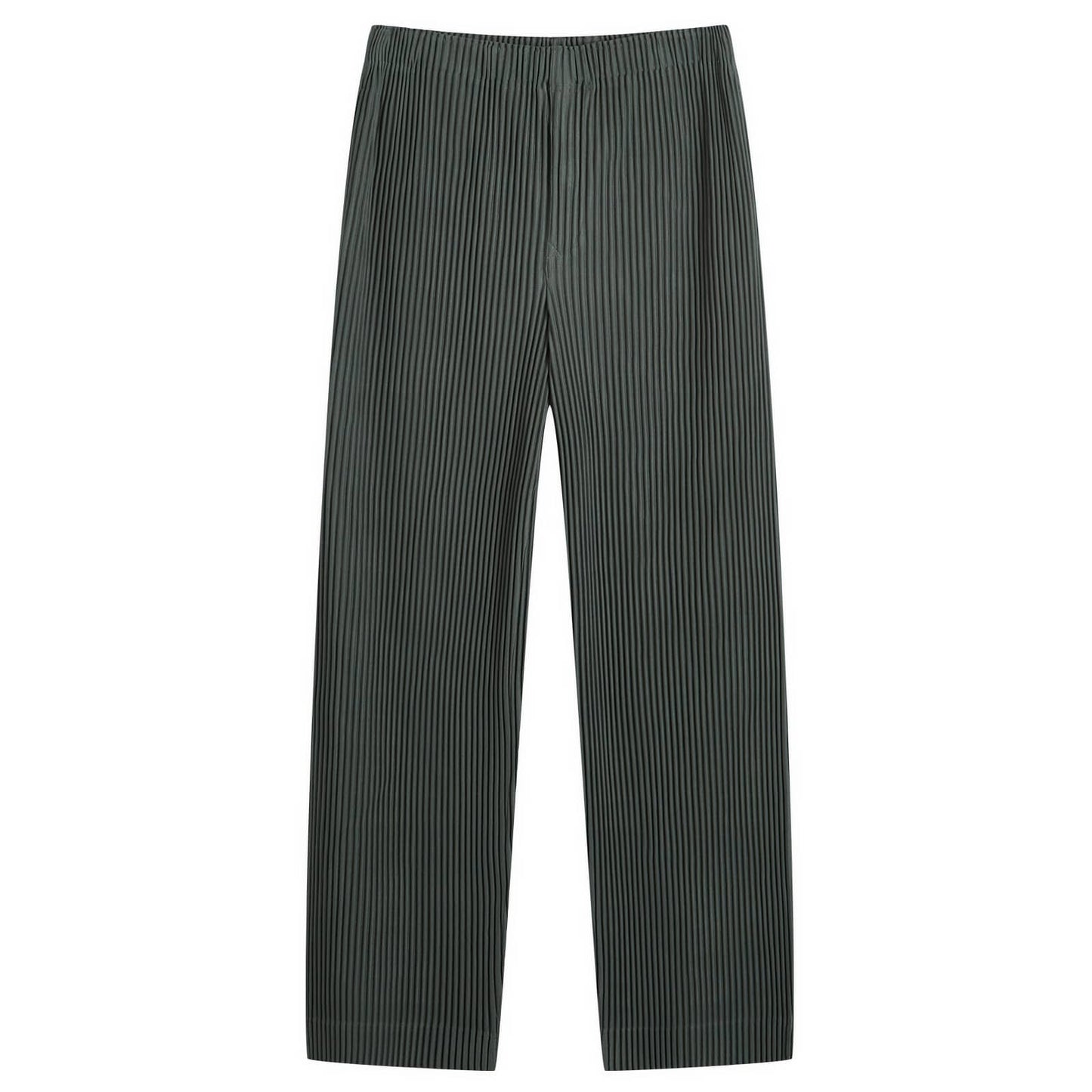 Pleated Slim Leg Trousers