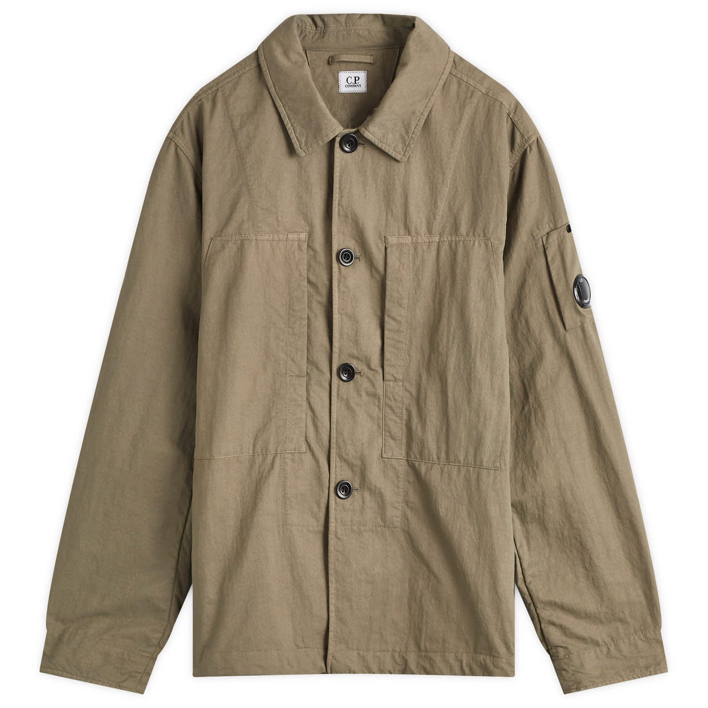 Diagonal Flatt Nylon Overshirt