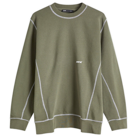 Contrast Crewneck Sweatshirt