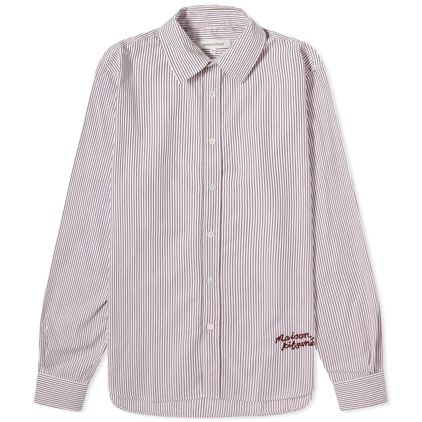 Handwriting Logo Classic Stripe Shirt