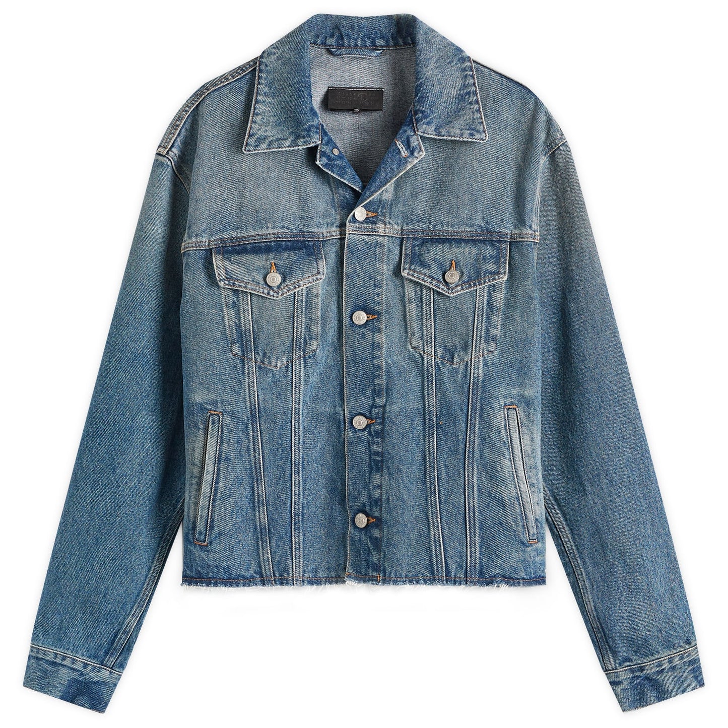 MM6  Denim Raw Hem Jacket
