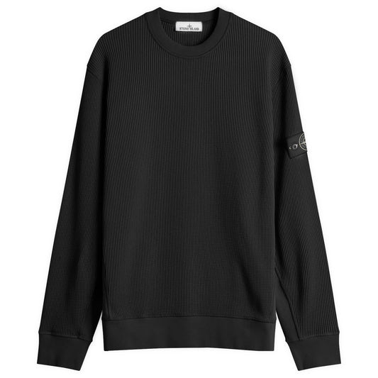 Waffle Crew Neck Sweatshirt