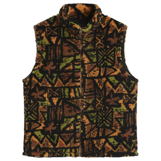 Beams Plus Stand Collar Fleece Zip Vest