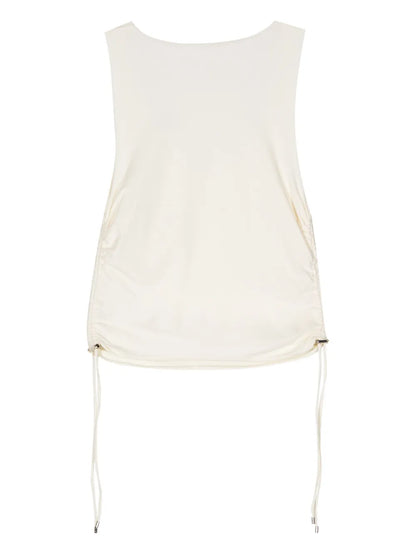 Ruched Scoop Tank Top