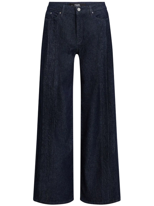 Mid-Rise Wide-Leg Jeans