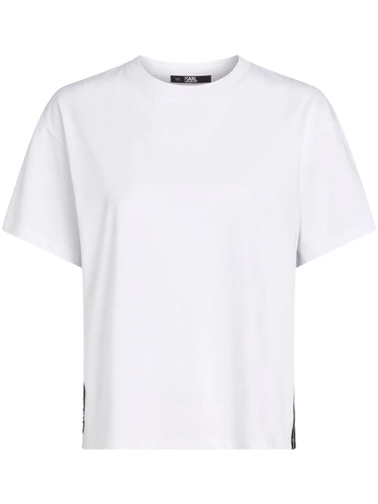 Logo-Tape Organic-Cotton T-Shirt