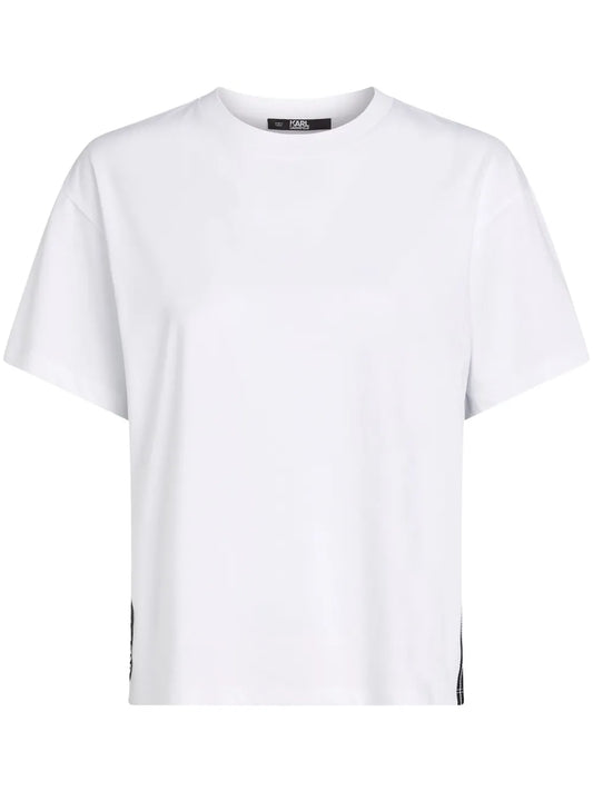 Logo-Tape Organic-Cotton T-Shirt