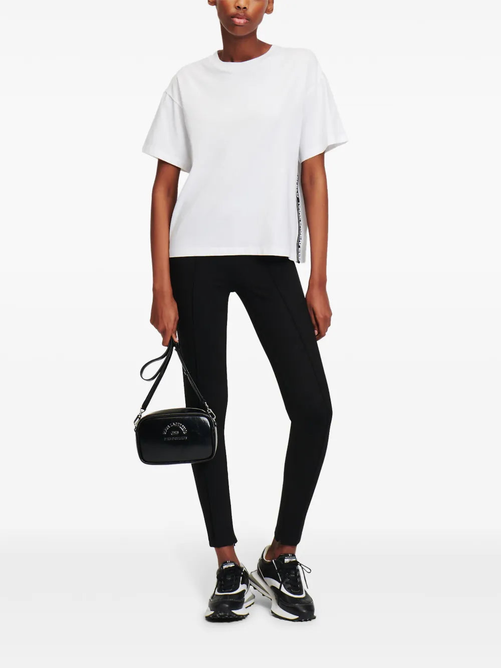 Logo-Tape Organic-Cotton T-Shirt