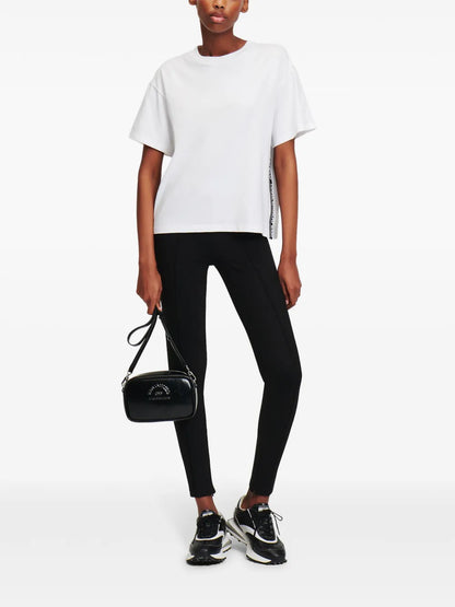Logo-Tape Organic-Cotton T-Shirt